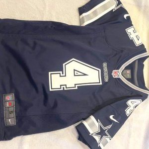Youth Small Dallas Cowboys Dak Prescott Nike Navy Game Jersey